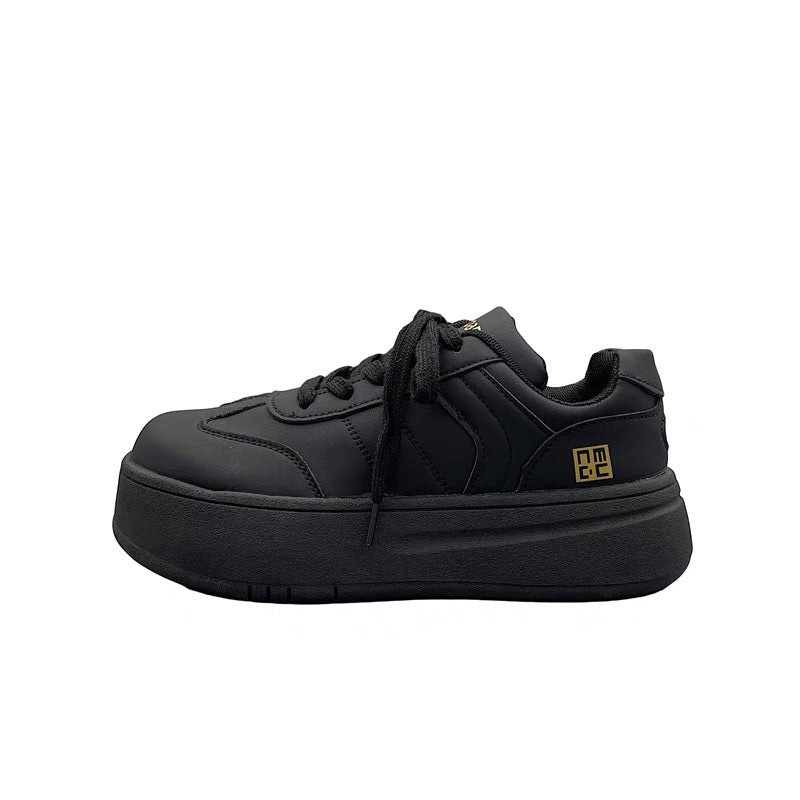 Damen Modische Plateau-Sneaker mit bequemem Schnürsystem und urbanem Design EB