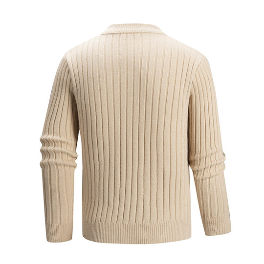 Herren Pullover aus strukturiertem Strickmaterial EB