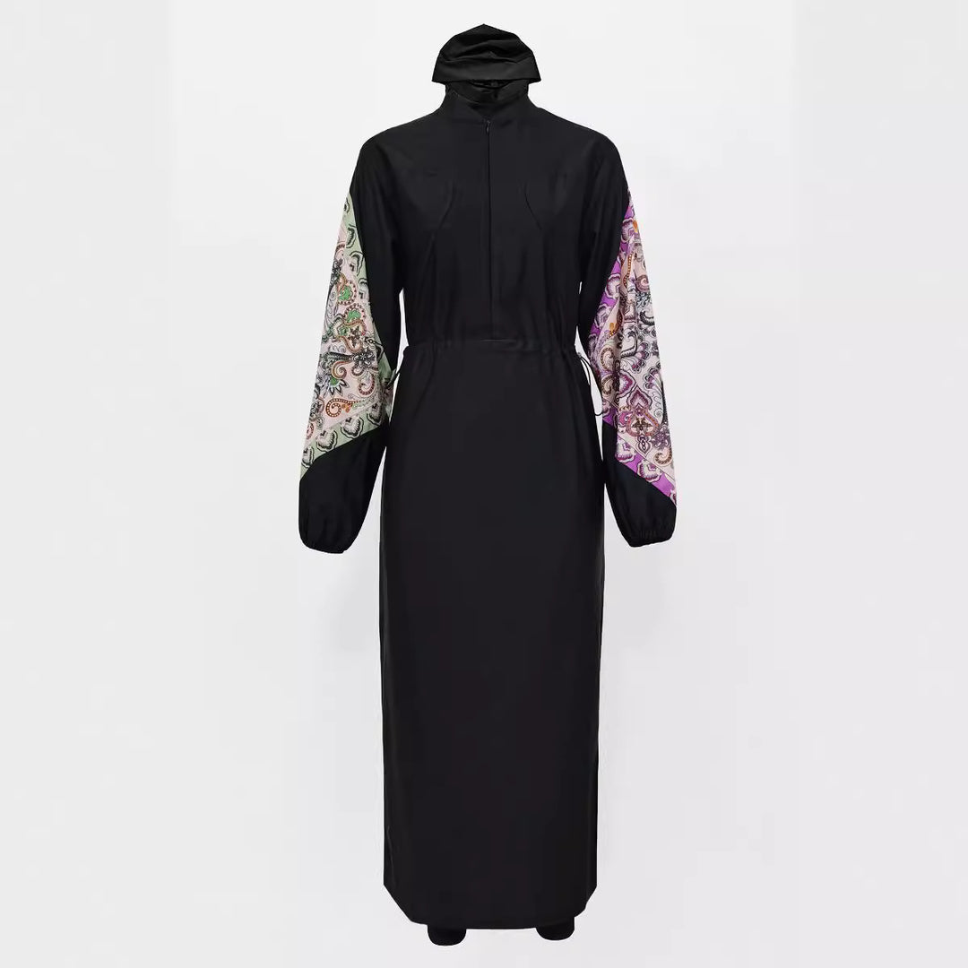Damen Strandkleid mit elegantem Aufdruck EB