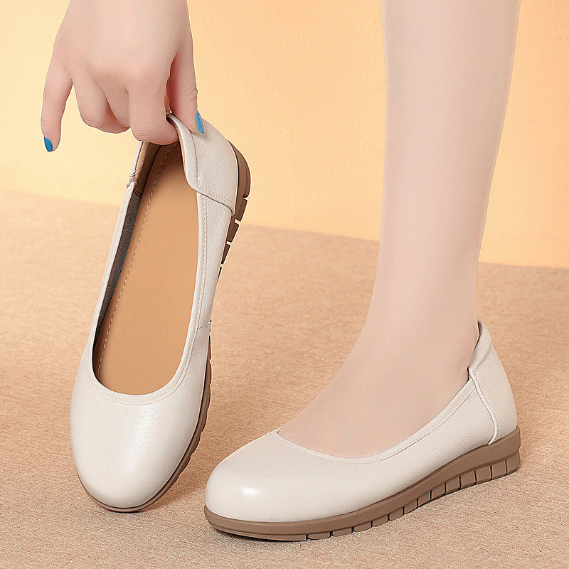 Damen Ballerinas mit rutschfester Sohle und flexiblem Fußbett EB