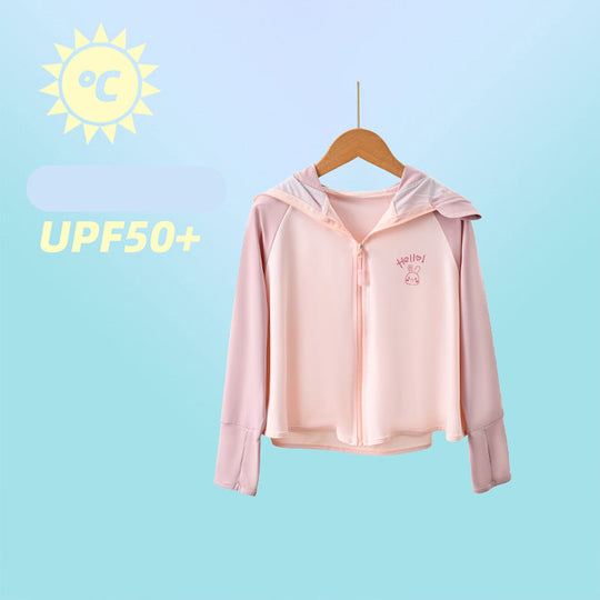 Damen sportliche UV-Schutzjacke mit Kapuze EB