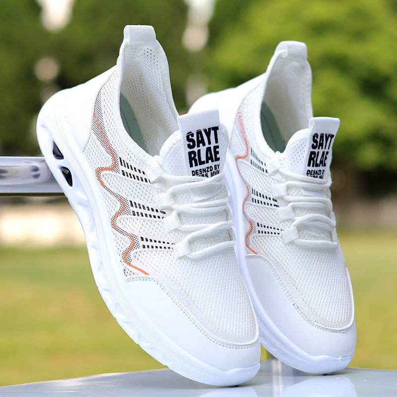 Damen Leichte und atmungsaktive Sportsneaker mit elastischem Design EB