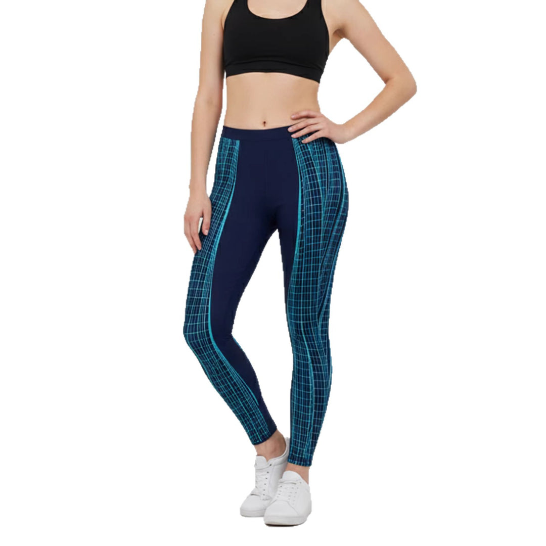 Damen Sportleggings mit stylischem Sternen-Design und hohem Bund EB