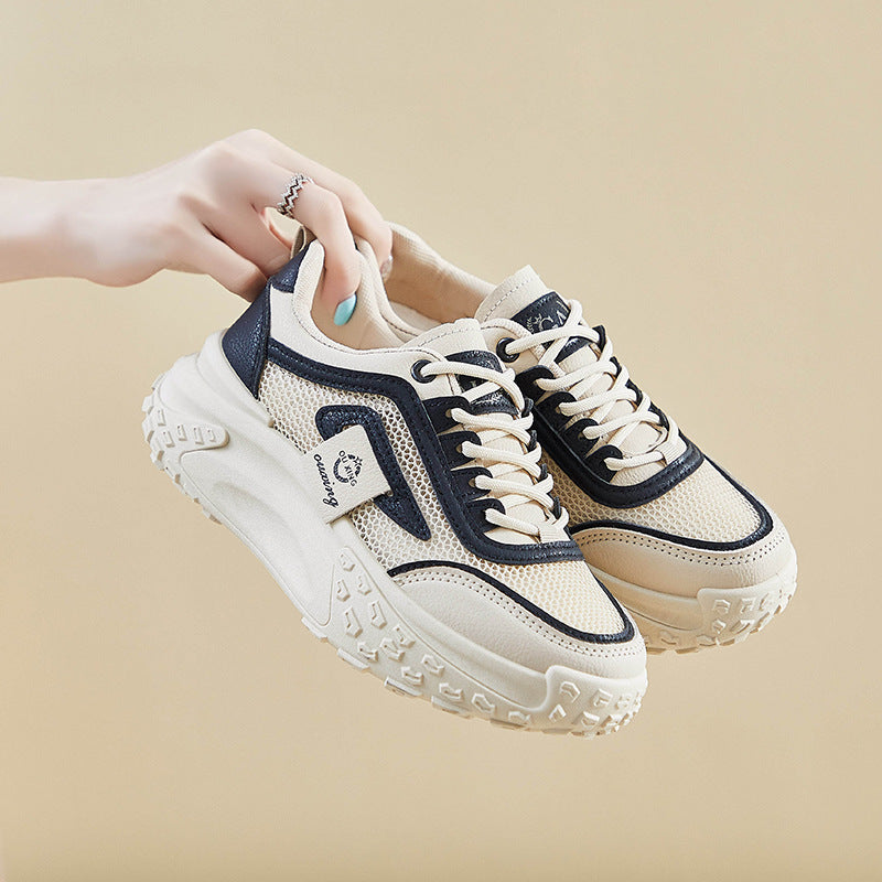 Damen Sportliche Sneakers mit atmungsaktivem Mesh-Obermaterial und innovativer Dämpfungstechnologie EB