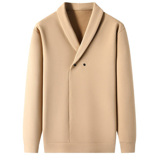 Herren Freizeitjacke mit modernem Schalkragen und praktischen Knöpfen EB