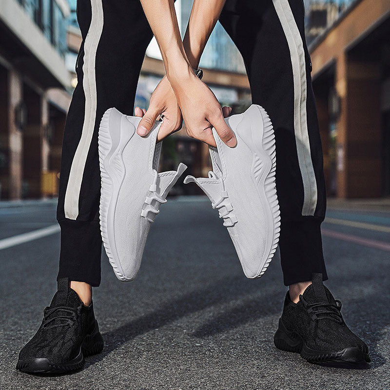 Damen Atmungsaktive elastische Sneakers mit innovativem Schnürdesign EB