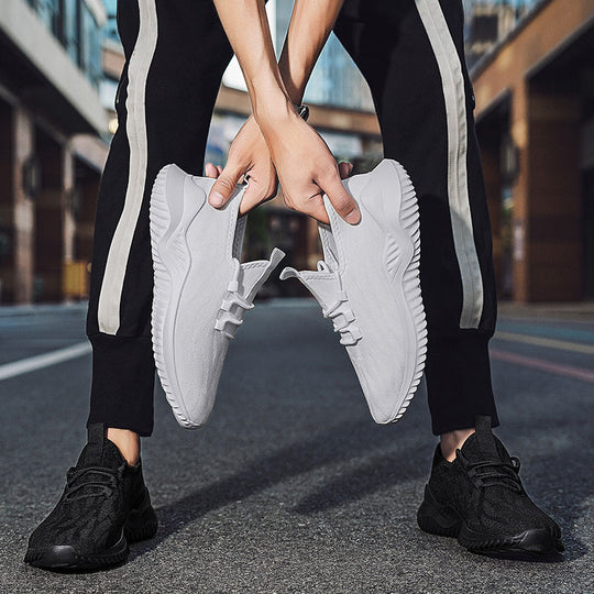 Damen Atmungsaktive elastische Sneakers mit innovativem Schnürdesign EB