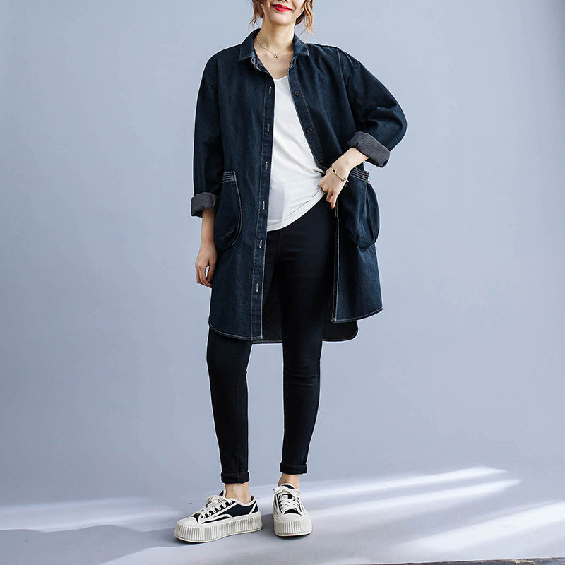 EB | Denim Trenchcoat