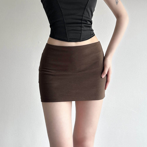 Damen Bequemer Minirock EB