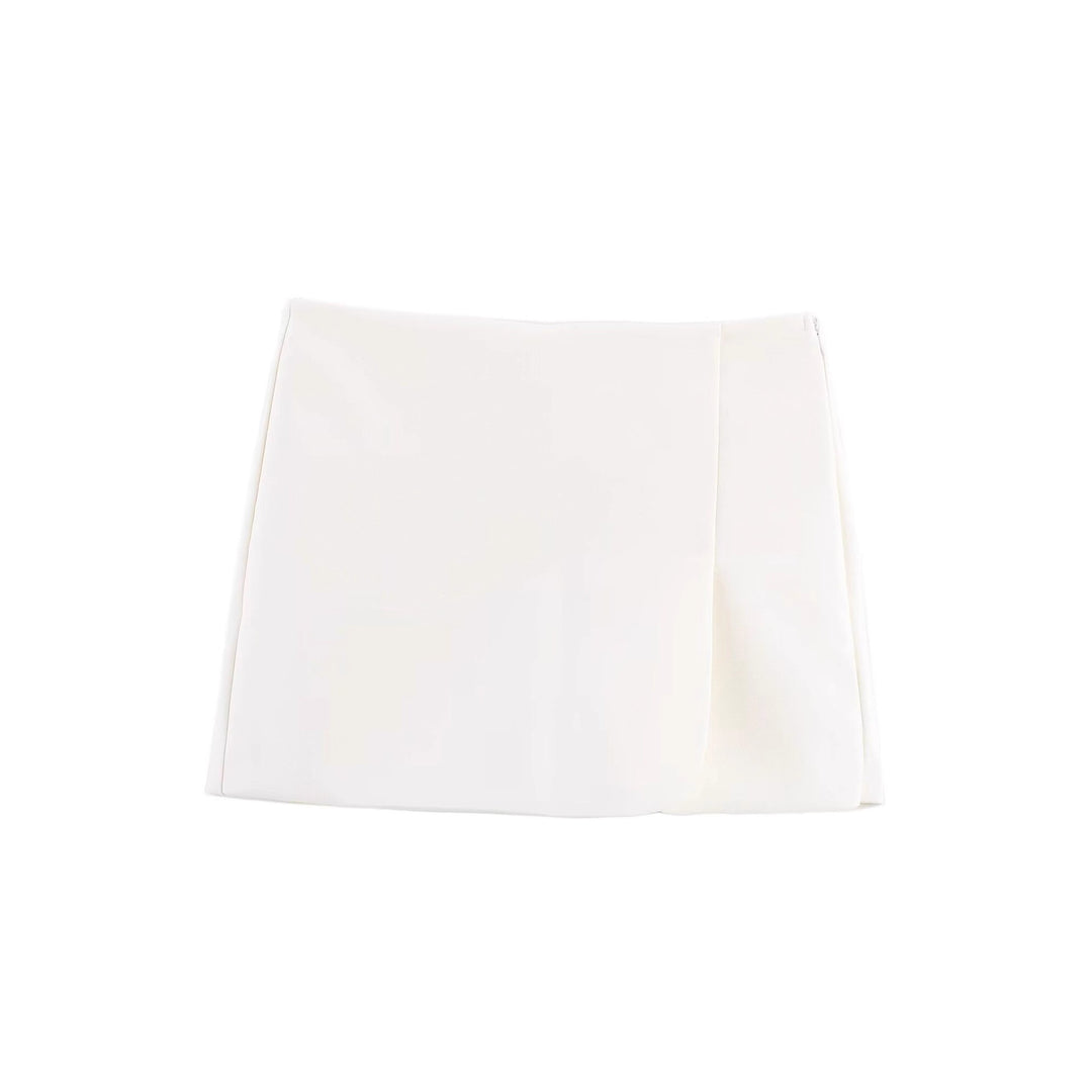 Damen Minirock mit exklusivem Schnitt und eleganter Drapierung EB