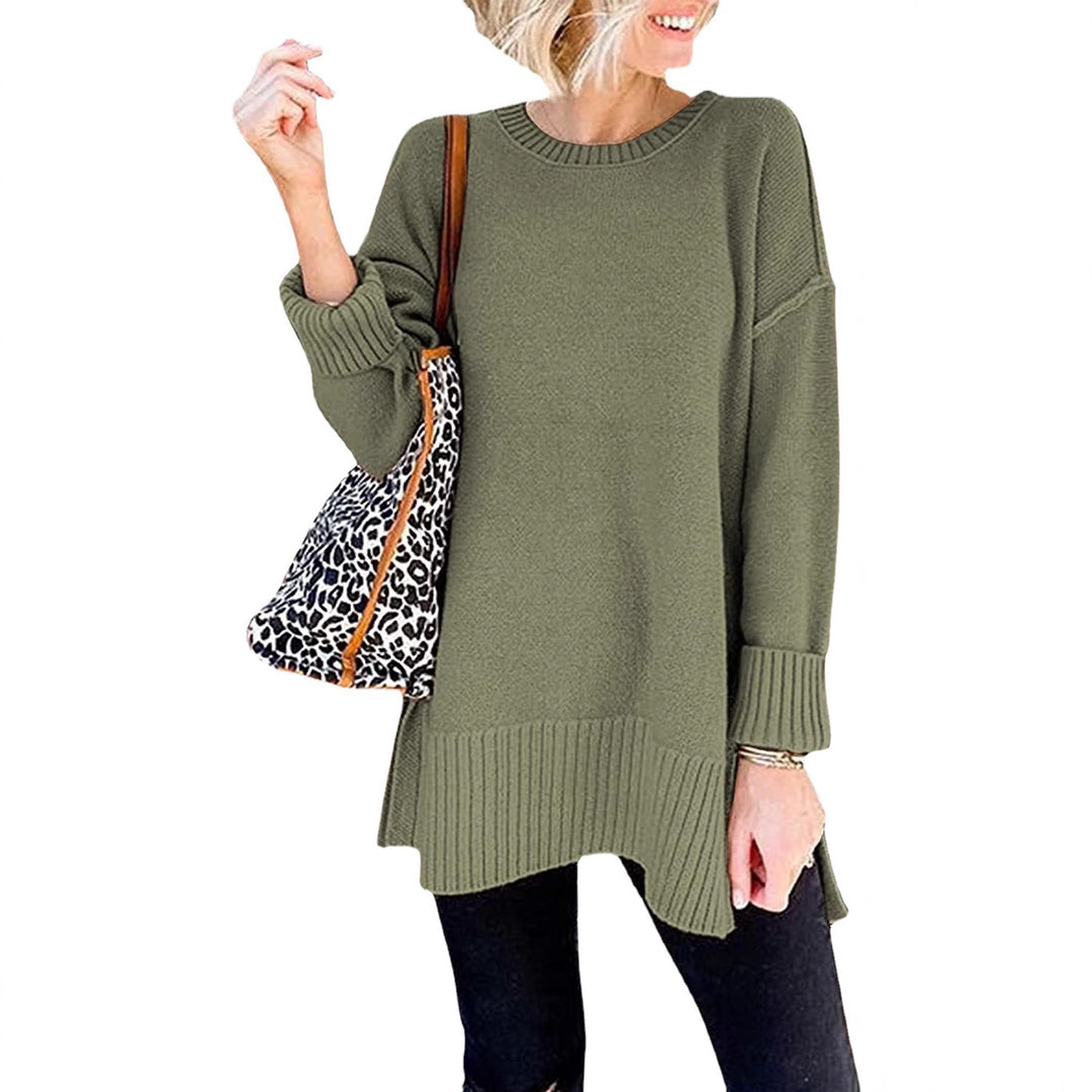 Damen Übergroßer Strickpullover EB