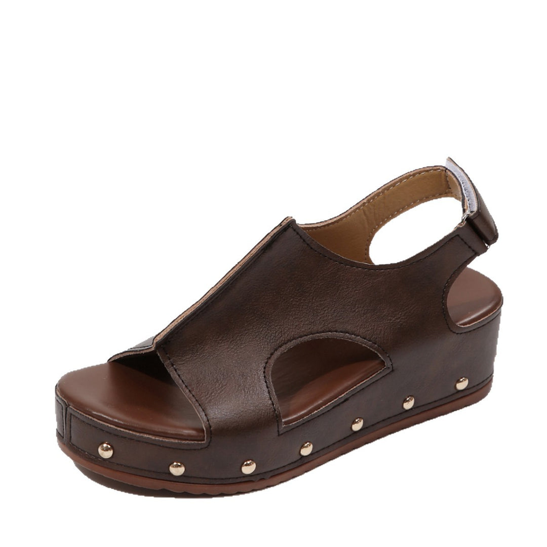 Damen modische Plateausandalen EB