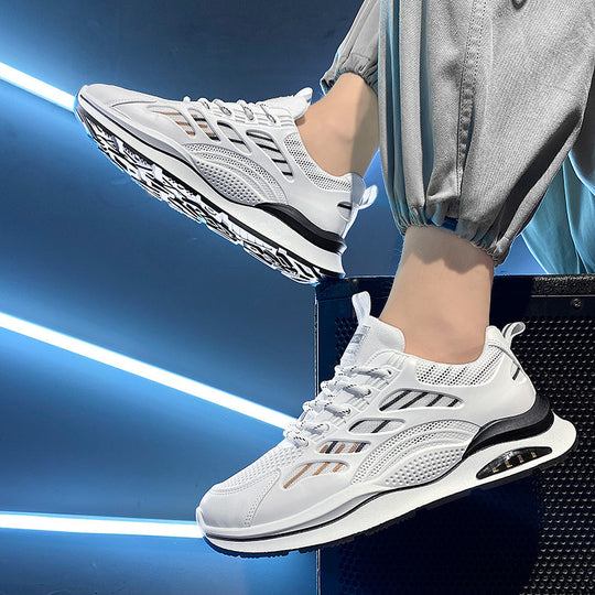 Damen Sportliche Lauf-Sneaker mit atmungsaktiver Mesh-Oberfläche und dämpfender Sohle EB