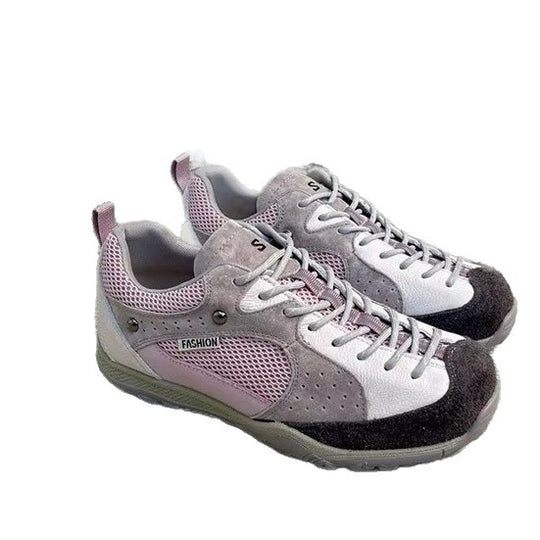 Damen modische Freizeitschuhe mit atmungsaktiver Mesh-Oberfläche und rutschfester Sohle EB