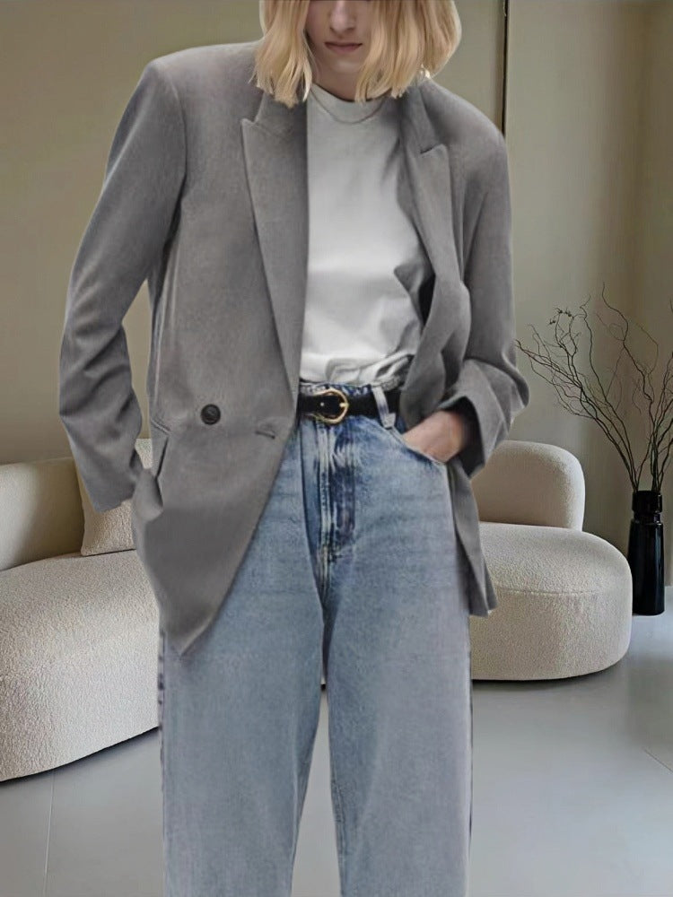 Damen Modischer und eleganter Oversized Blazer EB