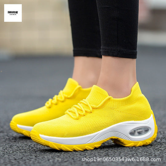 Damen Sportliche Sneaker mit innovativem Dämpfungssystem und atmungsaktiver Obermaterialstruktur EB