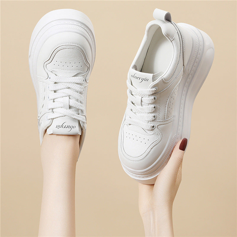 Damen Sportliche Plateau-Sneaker mit atmungsaktiver Cushion-Sohle EB