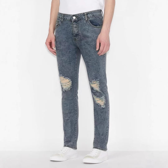 Herren Destroyed Jeans mit modischem Used-Look EB