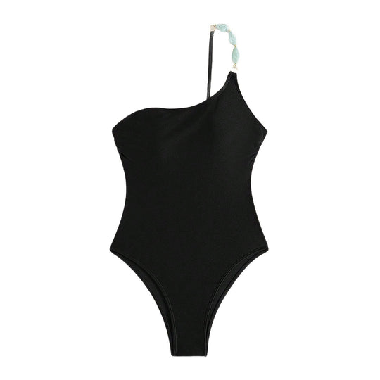 Damen Eleganter Schwimmanzug mit schmalen Trägern und figurschmeichelndem Schnitt EB
