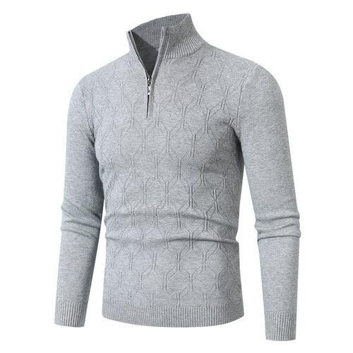 Herren Strickpullover mit modernem Strukturmuster EB