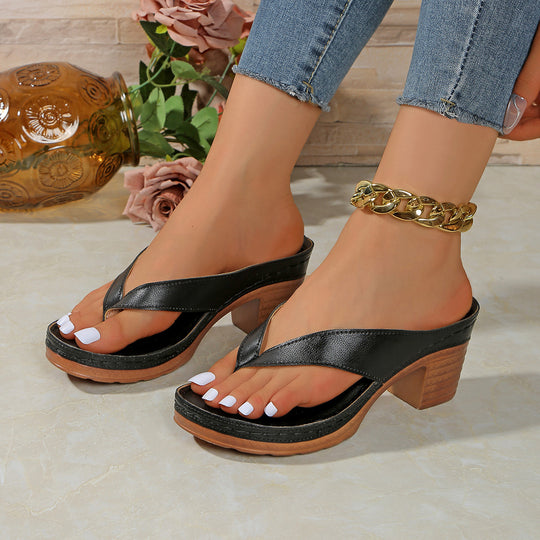 Damen Riemensandalen mit modischem Ketten-Detail EB