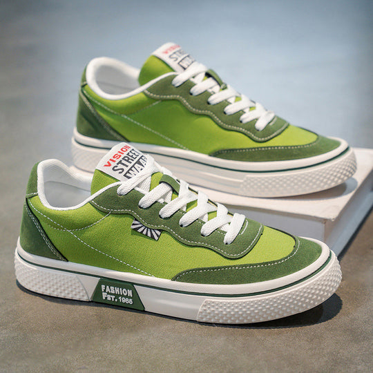 Damen modische Canvas Sneaker mit komfortabler Sohle EB