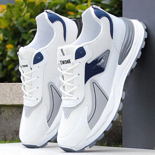 Damen Komfortable und modische Sneakers mit atmungsaktiver Mesh-Oberfläche EB