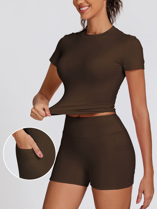 Damen Funktionsshirt mit körperbetonter Passform EB