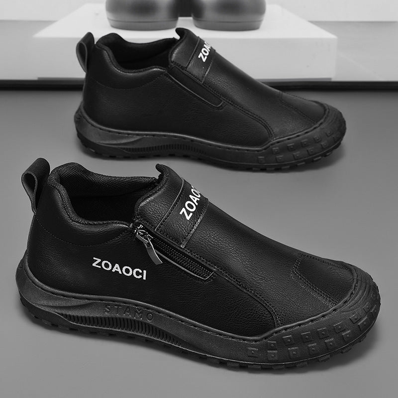 Damen Stiefeletten mit seitlichem Reißverschluss und rutschfester Sohle EB