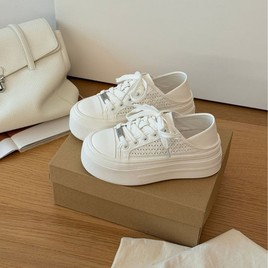 Damen Modische Sneaker mit atmungsaktiver Obermaterialstruktur und stabiler Sohle EB
