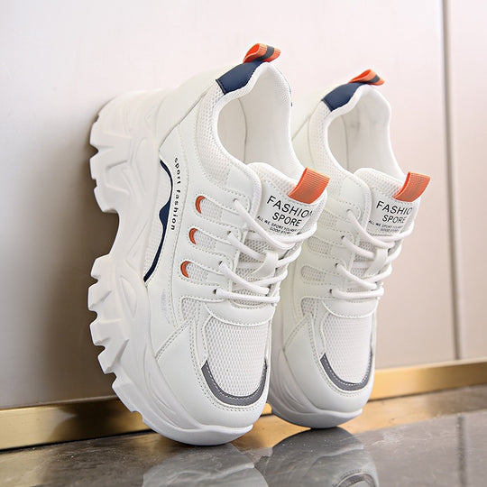Damen Sportliche Sneakers mit atmungsaktivem Mesh-Obermaterial und dämpfender Sohle EB