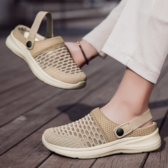Damen Atmungsaktive Freizeitclogs mit praktischem Fersenriemen EB