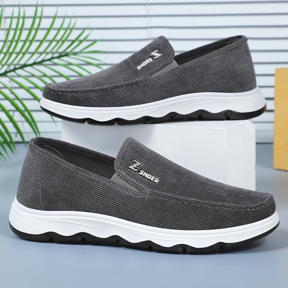 Damen Bequeme Stoffschuhe mit rutschfester Sohle EB