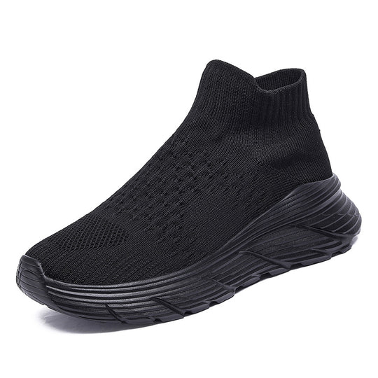 Damen Sportliche Strick-Sneaker mit elastischer Sohle EB