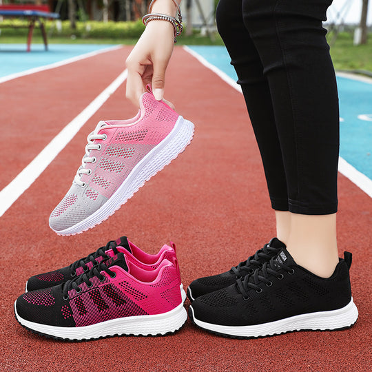 Damen nan atmungsaktiver Strick-Sneaker mit elastischem Sockenfit und dämpfender Komfortsohle EB