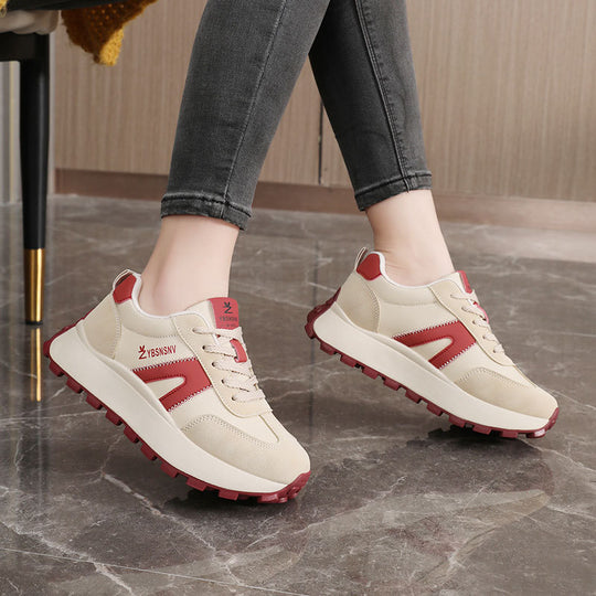 Damen Sportliche Sneakers mit innovativem Profil und rutschfestem Sohlenmaterial EB