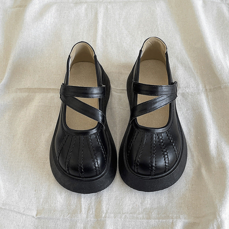 Damen Komfortable Riemchen-Slipper mit strukturiertem Obermaterial und dämpfendem Fußbett EB