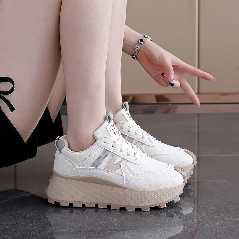Damen Chunky Sneakers mit rutschfester Sohle und komfortablem Dämpfungssystem EB
