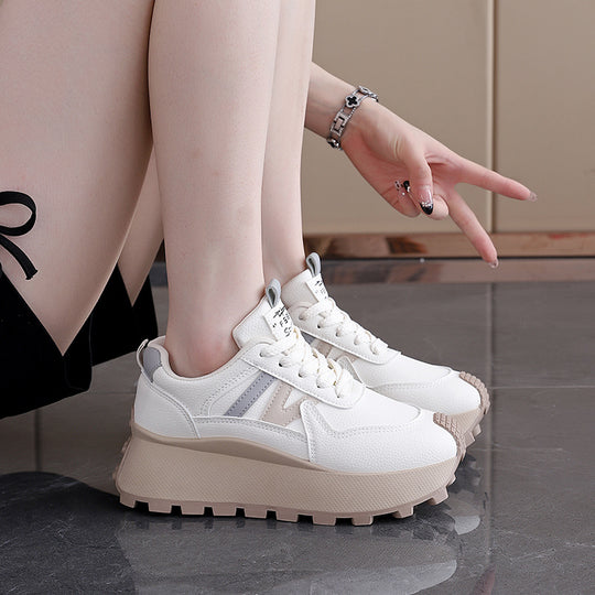 Damen Chunky Sneakers mit rutschfester Sohle und komfortablem Dämpfungssystem EB