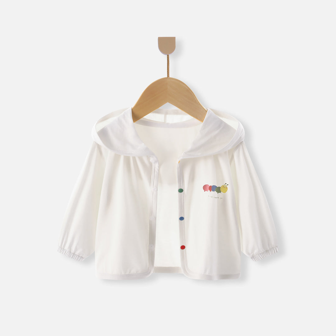 Unisex nan leichte gepanelte zip-up Kapuzenjacke für Kinder EB