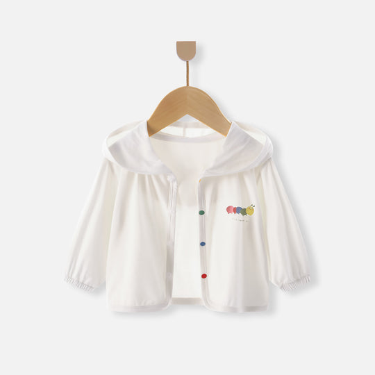 Unisex nan leichte gepanelte zip-up Kapuzenjacke für Kinder EB