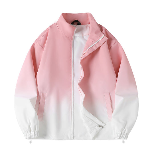 Herren stylische Übergangsjacke mit innovativem Farbverlauf EB