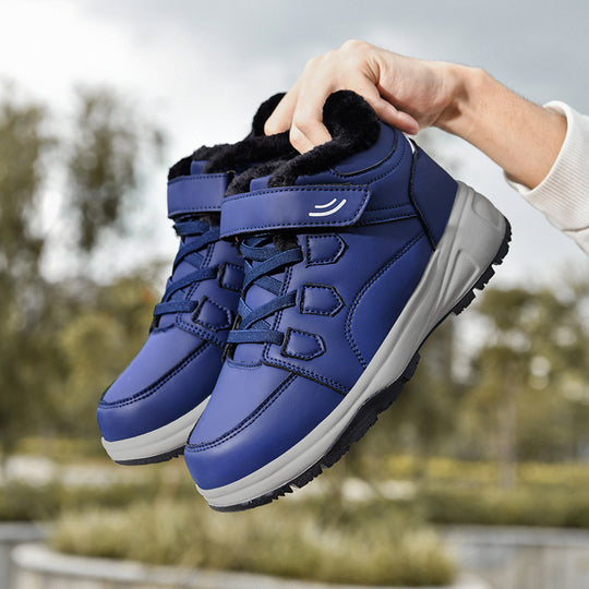 Damen isolierte Outdoor-Wanderschuhe mit rutschfester Sohle und verstellbarem Klettverschluss EB