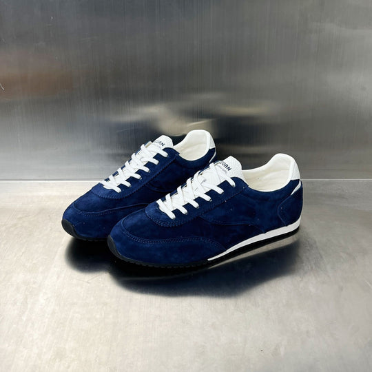 Damen Sportliche Wildleder Sneakers mit atmungsaktiver Oberflächenstruktur EB