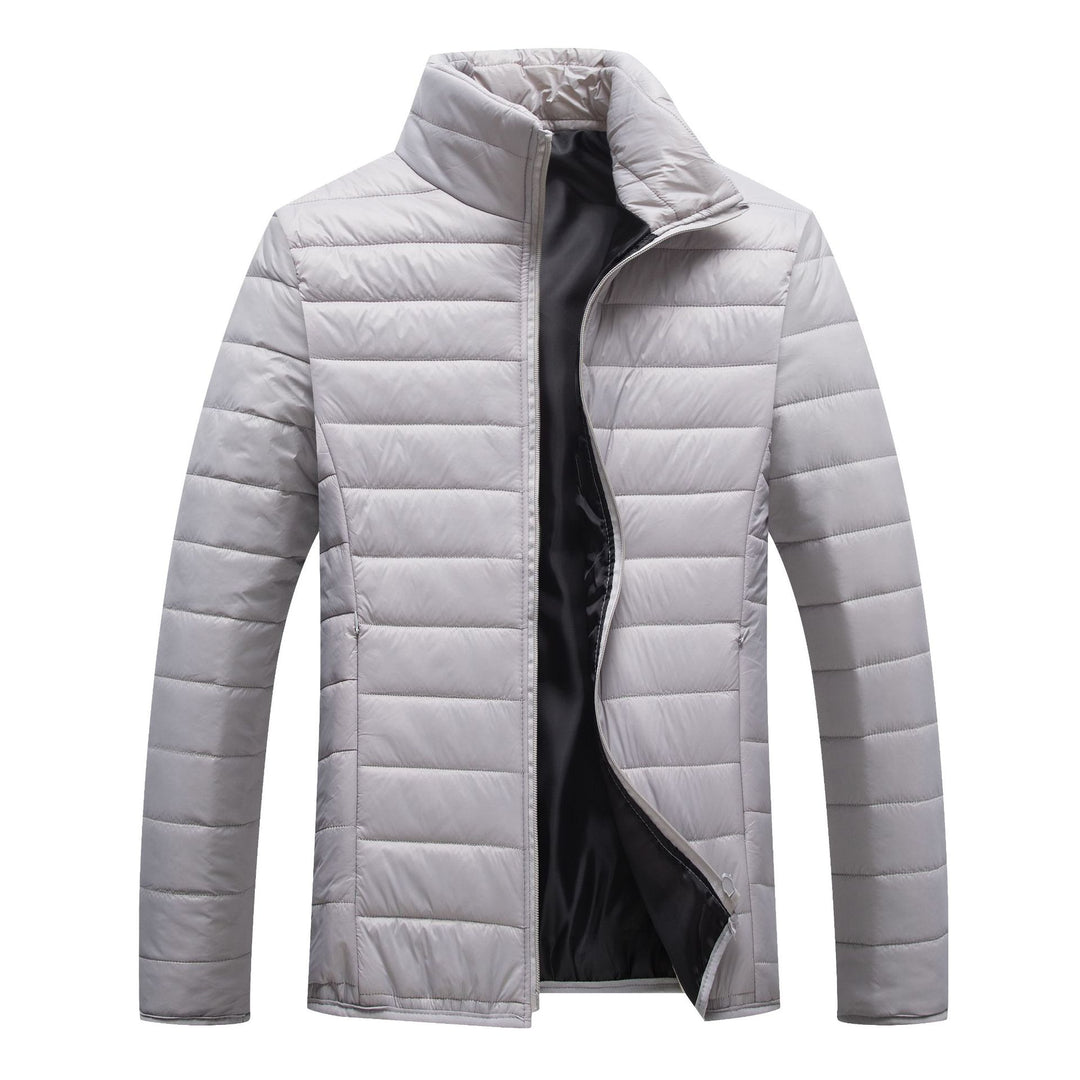 Herren Steppjacke mit hochgeschlossenem Kragen und wärmender Füllung EB