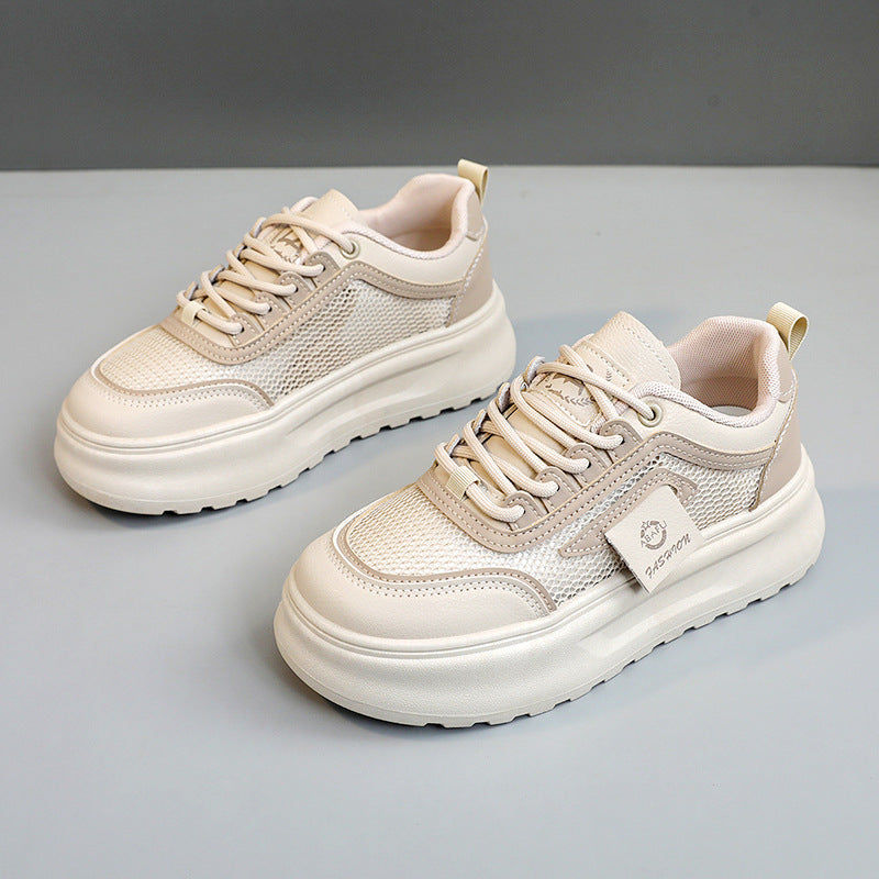 Damen Modische Sneakers mit atmungsaktiver Mesh-Oberfläche und dämpfendem Sohlenprofil EB