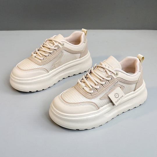 Damen Modische Sneakers mit atmungsaktiver Mesh-Oberfläche und dämpfendem Sohlenprofil EB