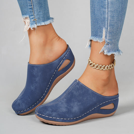 Damen Mules mit ergonomischem Fußbett und modischem Schnitt EB