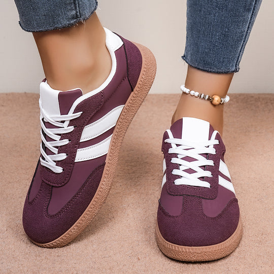 Damen Modische Sneakers mit sportlichem Design und atmungsaktiver Sohle EB