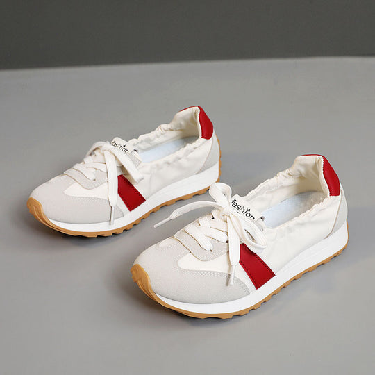 Damen Sportliche Sneakers mit elastischem Einstieg und dämpfendem Fußbett EB